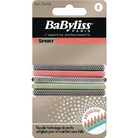 BABYLISS ELASTIQUES SPORT ANTI-GLISSE