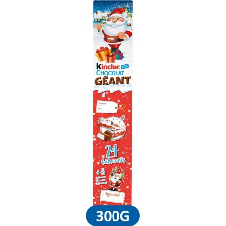 KINDER Bâtonnets de Chocolat Géant 300g