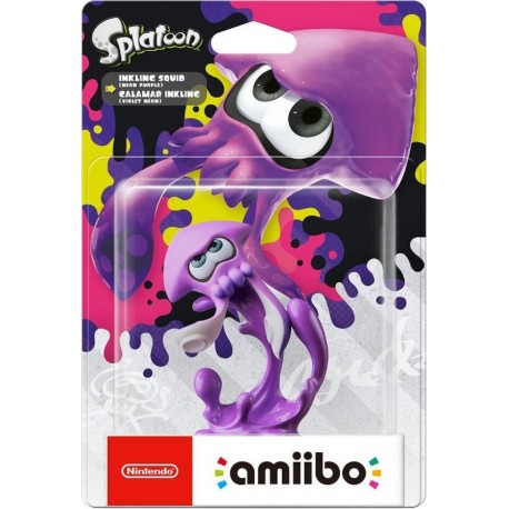 NINTENDO Figurine Amiibo Splatoon Calamar Inkling (violet Néon)