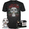 FUNKO Figurine POP! Star Wars Stormtrooper + Tee Shirt TailleL