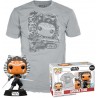 FUNKO Figurine POP! Star Wars Le Mandalorien Ahsoka + Tee-shirt taille M