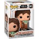 FUNKO Figurine POP! Star Wars The Mandalorian Peli Motto et Grogu N° 665
