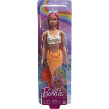 MATTEL Poupée Barbie Sirène rose