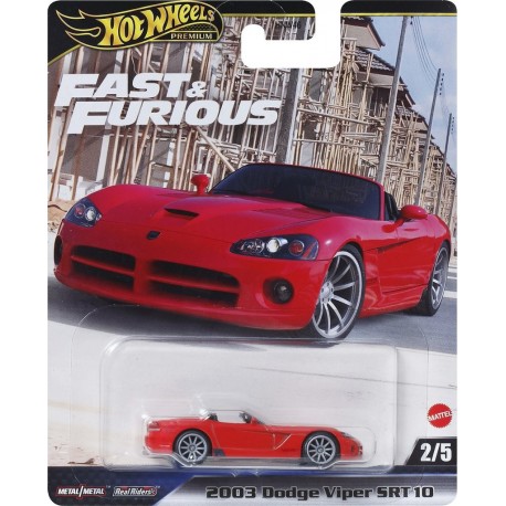HOT WHEELS Mini vehicules dodge Viper Fast&Furious