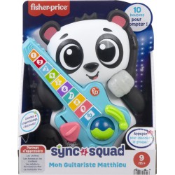 FISHER-PRICE Peluche Sync Squad Mon Guitariste Matthieu