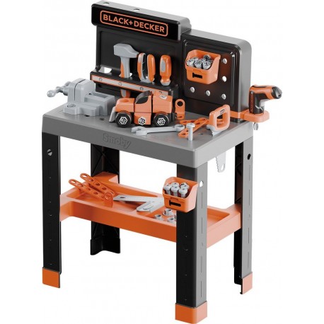 SMOBY Etabli de bricolage Pro Black and Decker