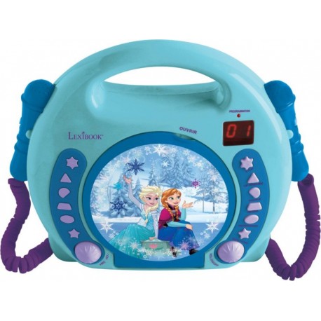 LEXIBOOK Lecteur CD frozen 2 micros