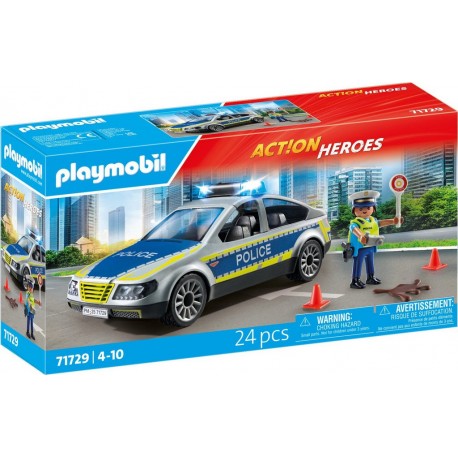 PLAYMOBIL 71729 Voiture Police avec Sirène et Gyrophare City Action