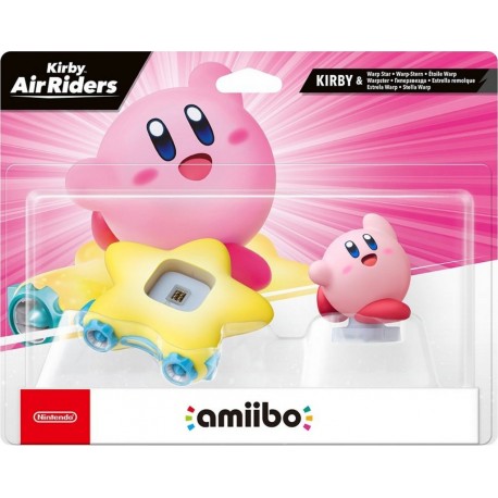 NINTENDO Figurine Amiibo Kirby Air Riders Kirby et Etoile Warp