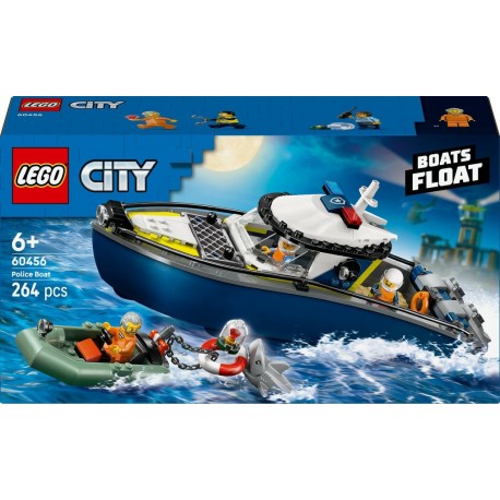 LEGO 60456 City La course-Poursuite en Bateau de Police
