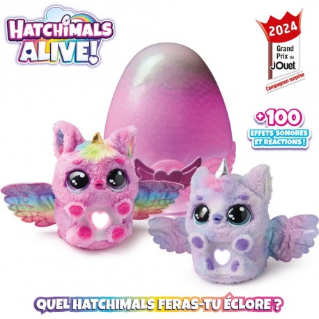 HATCHIMALS Poupée Draggle Hachimals Alive Eclosion secrète