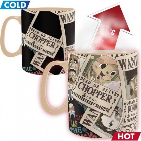 ABYSTYLE Mug thermo-réactif One Piece Wanted