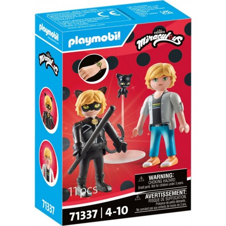 PLAYMOBIL Miraculous Adrien & Chat Noir