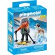 PLAYMOBIL Garçon en raquettes avec Saint Bernard