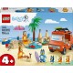 LEGO 4 Bluey Les Vacances et le Voyage en Voiture de Bluey Ans 11202