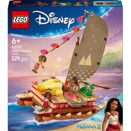 LEGO 43270 Disney Princess Le Bateau d'aventure de Vaiana