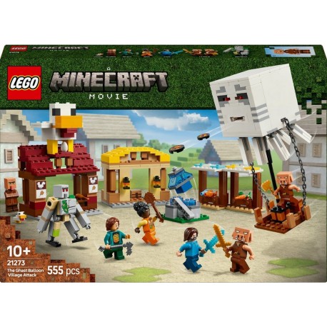 LEGO 21273 Minecraft Les Ghasts à l'attaque du village