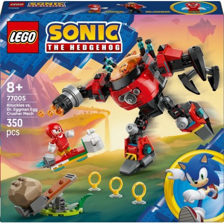 LEGO 77005 Sonic Knuckles contre l'Egg Crusher de Dr. Eggman