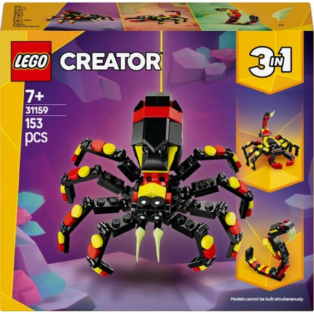 LEGO 3 Creator -en-1 Animaux sauvages l'araignée surprenante 1159