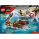 LEGO 76974 Jurassic World Le Bateau en Mission et le Mosasaure en Briques