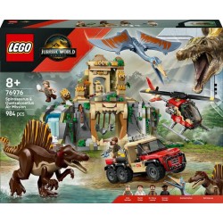 LEGO 76976 Jurassic World Mission Aérienne avec le Spinosaure et Quetzalcoatlus