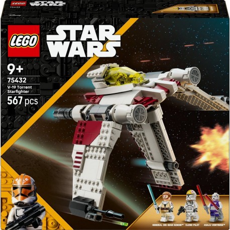 LEGO 19 Star Wars L'Attaque des Clones Chasseur V- Torrent 75432