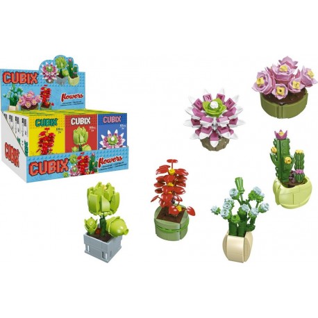 GLOBO Cubix fleur en pot