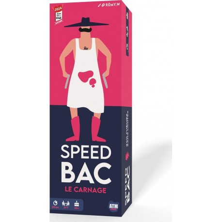 SANS MARQUE Jeu de société Speed Back Rouge Le Carnage à partir de 16 ans