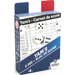 DUCALE Jeu de société Yam's Carnet de score