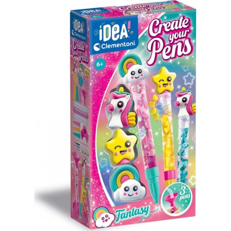 CLEMENTONI Crée tes stylos Fantaisie