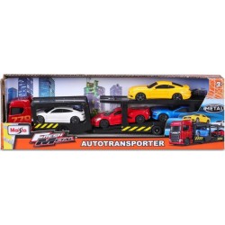 MAISTO Coffret véhicule transporteur Scania