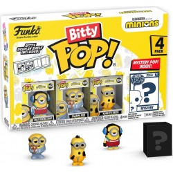 POP Pack 4 figurines Bitty ! Les Minions