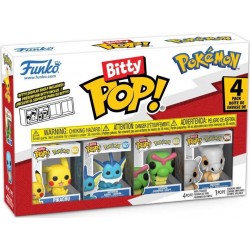 FUNKO Pack 4 figurines Bitty POP! Pokémon Pikachu