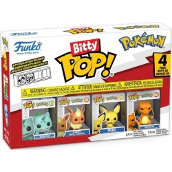 FUNKO Pack 4 figurines Bitty POP! Pokémon Bulbizarre