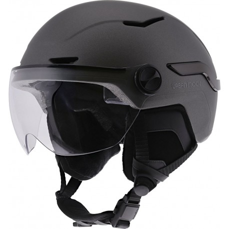 TNB Casque vélo à LED avec feu de freinage automatique et visière