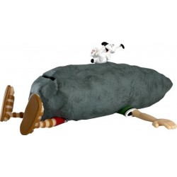 PLASTOY Tirelire Astérix le romain écrasé