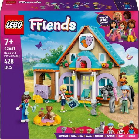 LEGO 42651 Friends La Clinique Vétérinaire pour Chevaux et Animaux de Compagnie
