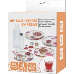 DIY Kit sous-verres en résine