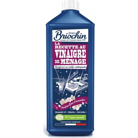JACQUES BRIOCHIN Nettoyant pour Ménages au Vinaigre