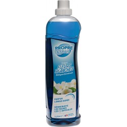 PROPRE ET FRAIS Nettoyant ménager Sols Et Surfaces Surodorant Désincruste Les Tâches Difficiles Parfum Fleurs Blanches Longue Du
