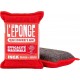 INGA Eponges Lavable Grattante Rouge Qui Dure 1 An