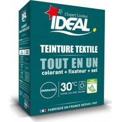 IDEAL Teinture Textile Tout En Un Émeraude Longue Durée