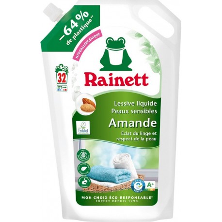 RAINETT Lessive liquide Peaux Sensibles à l'Amande