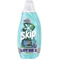 SKIP Lessive Liquide Cycle Court Efficacité Express