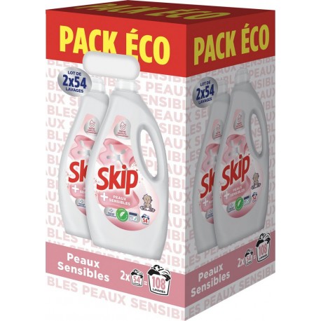 SKIP Lessive Liquide Peaux Sensibles