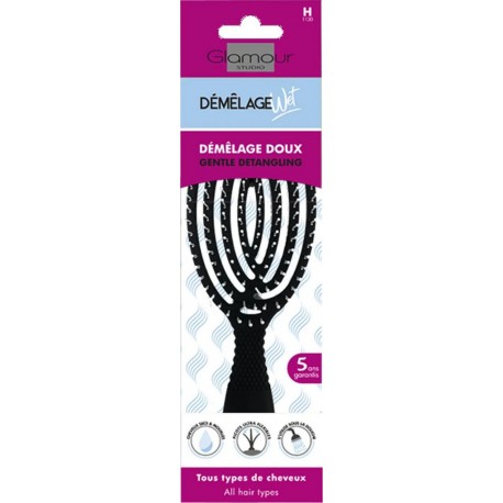 GLAMOUR STUDIO ESSENTIEL ACCESSOIRE DE COIFFAGE CARTON SUR BROCHE 1CT BROSSE PLATE