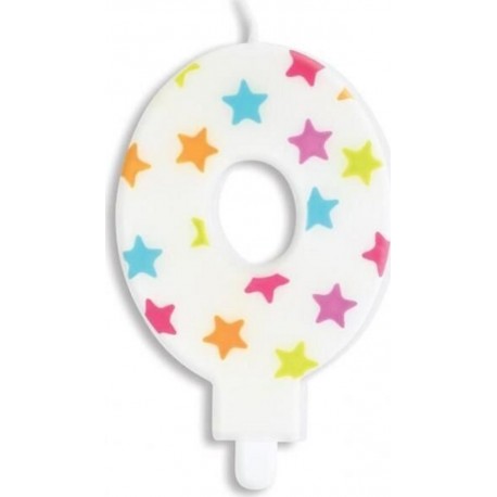 SCRAPCOOKING Bougie D'anniversaire Chiffre 0