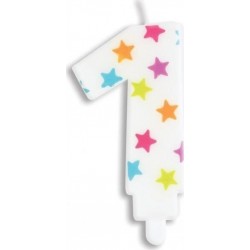 SCRAPCOOKING Bougie D'anniversaire Chiffre 1