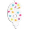 SCRAPCOOKING Bougie D'anniversaire Chiffre 6
