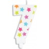SCRAPCOOKING Bougie D'anniversaire Chiffre 7